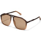 QUAY SUNGLASSES - Studio Sesh - Sepia Ombre Frame / Tan Lens