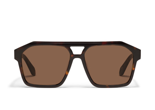 QUAY SUNGLASSES - Soundcheck - Dark Tort Frame / Brown Lens