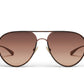 QUAY SUNGLASSES - Say Less - Dark Tort Frame / Brown Fawn Lens