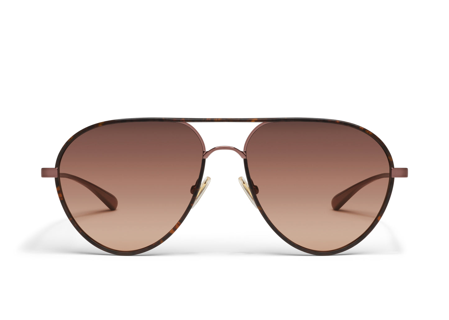 QUAY SUNGLASSES - Say Less - Dark Tort Frame / Brown Fawn Lens