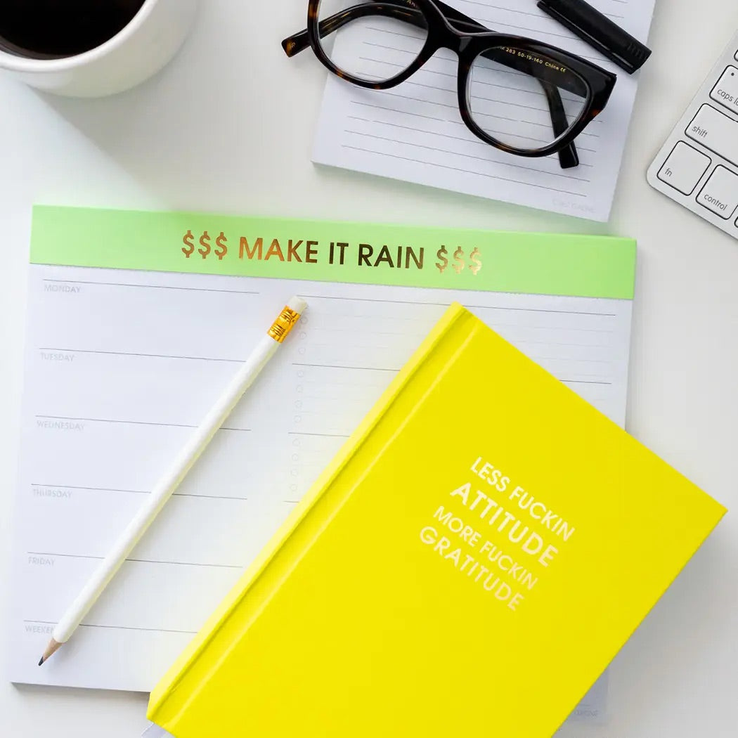 Make It Rain - Planner Notepad - Luxxe Apparel
