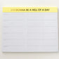 Gonna Be A Hell Of A Day - Planner Notepad - Luxxe Apparel